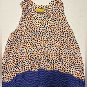 Maeve polka dot blouse size 4